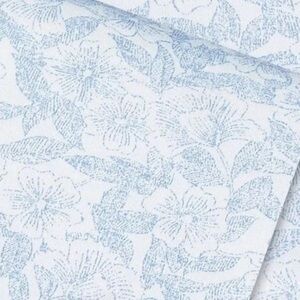 Laura Ashley ~ Queen ~ Blue Floral ~ 300 Thread Count~ 100% Cotton 4pc Cotton